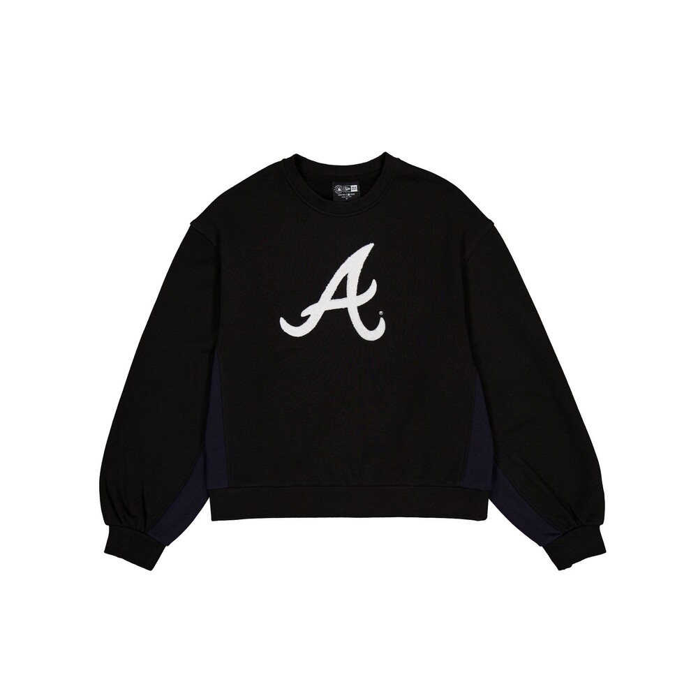 New Era Atlanta Braves Sport Night Women's Crewneck - Size S